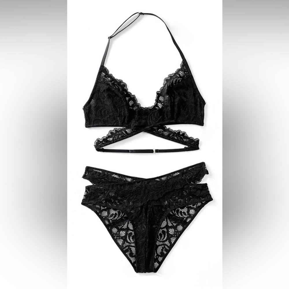 1pcs Nylon Wrap Cross Straps Panties or Bra